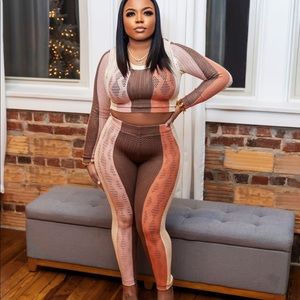 Crochet matching set